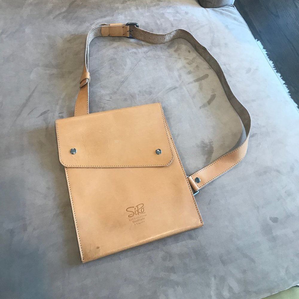 Kyrgyz Leather Satchel